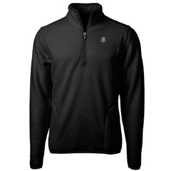 Baltimore Orioles Cutter & Buck City Connect Cascade Eco Sherpa Fleece Quarter-Zip Pullover Jacket - Black