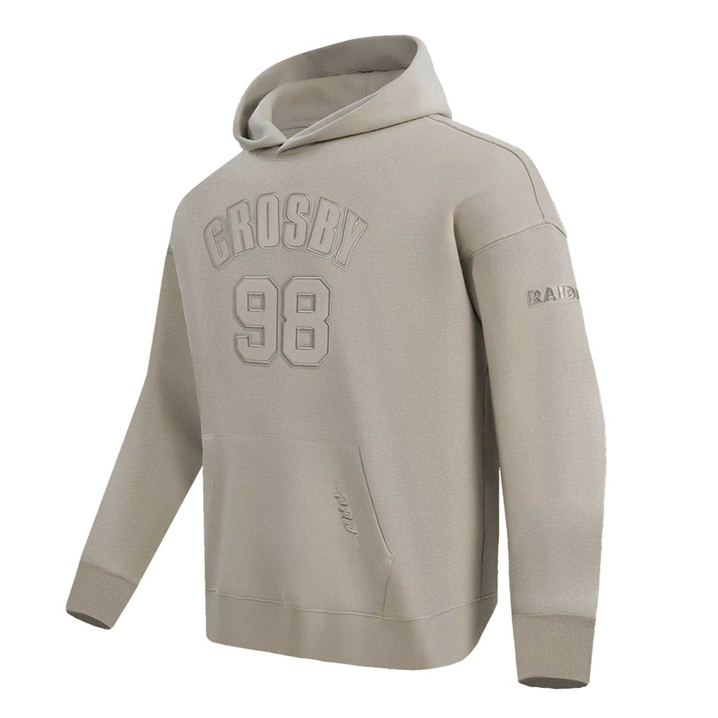 Maxx Crosby Las Vegas Raiders Pro Standard Player Name & Number Pullover Hoodie - Tan on sale