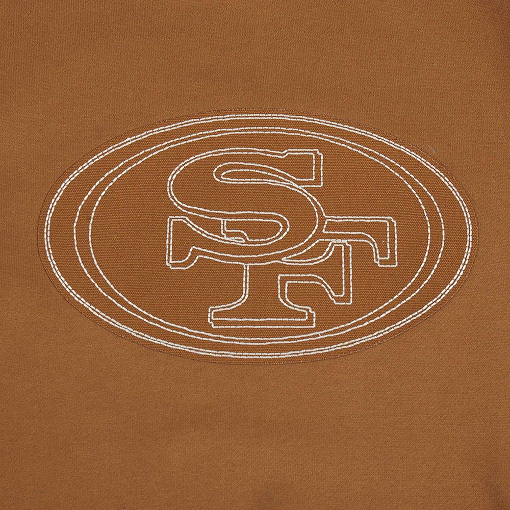 Christian McCaffrey San Francisco 49ers Pro Standard Pullover Crewneck Sweatshirt - Brown on sale