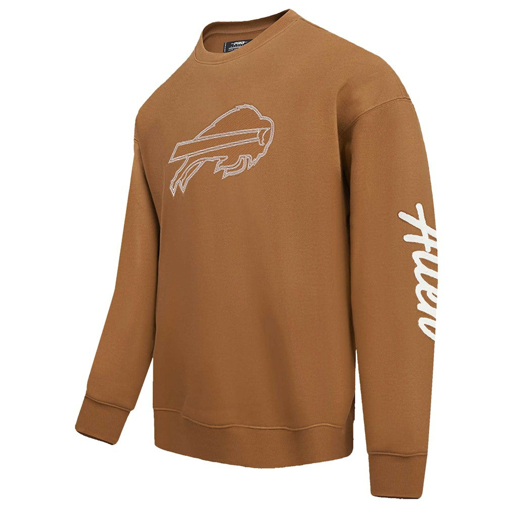 Josh Allen Buffalo Bills Pro Standard Pullover Crewneck Sweatshirt - Brown discount