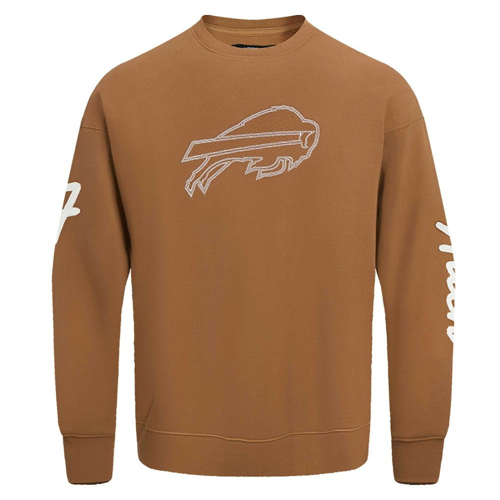 Josh Allen Buffalo Bills Pro Standard Pullover Crewneck Sweatshirt - Brown discount