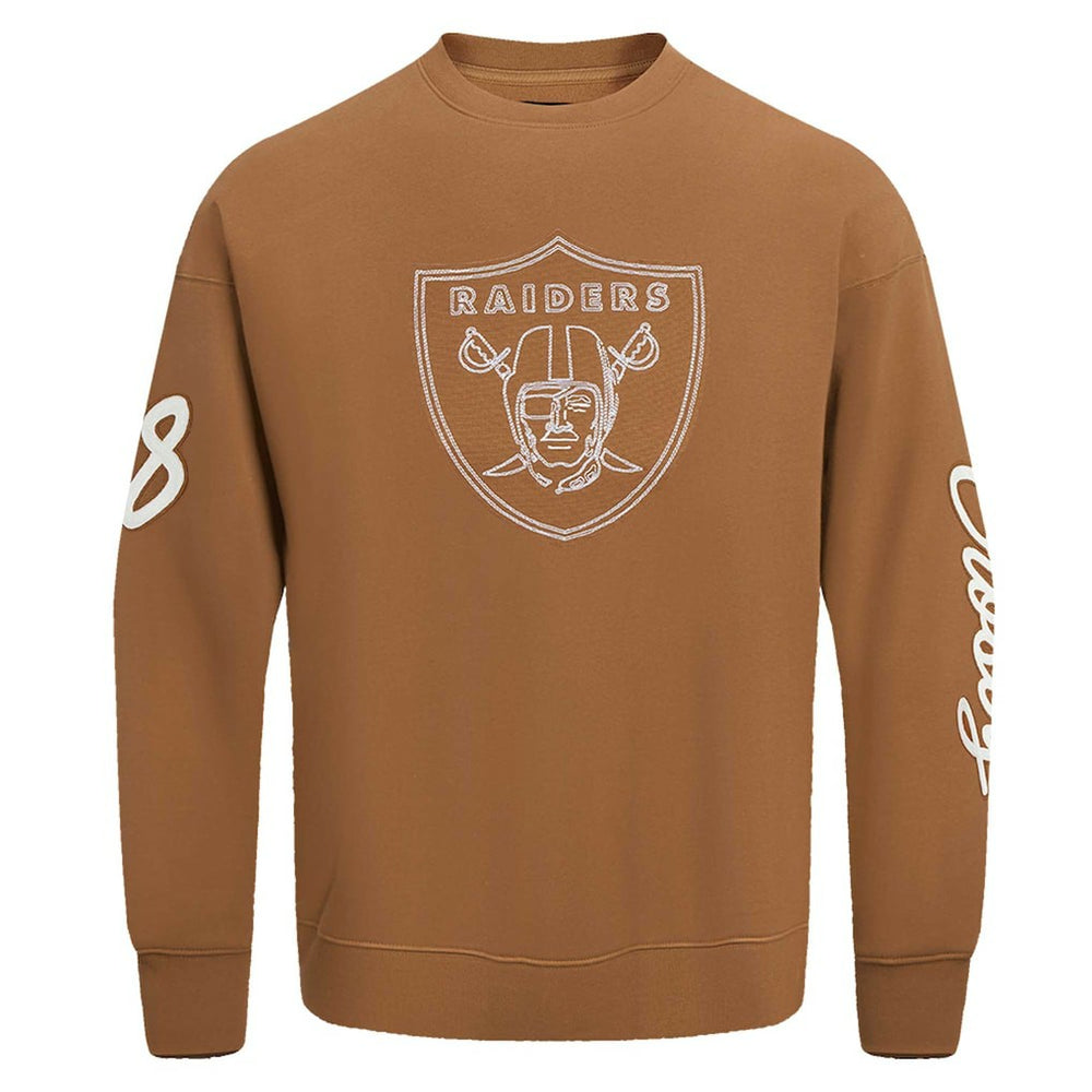 Maxx Crosby Las Vegas Raiders Pro Standard Pullover Crewneck Sweatshirt - Brown discount
