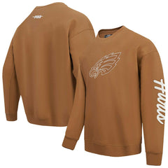 Jalen Hurts Philadelphia Eagles Pro Standard Pullover Crewneck Sweatshirt - Brown outlet
