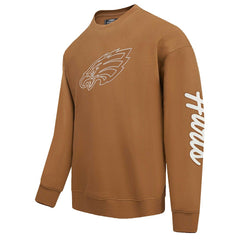 Jalen Hurts Philadelphia Eagles Pro Standard Pullover Crewneck Sweatshirt - Brown outlet