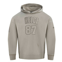 Travis Kelce Kansas City Chiefs Pro Standard Player Name & Number Pullover Hoodie - Tan for sale