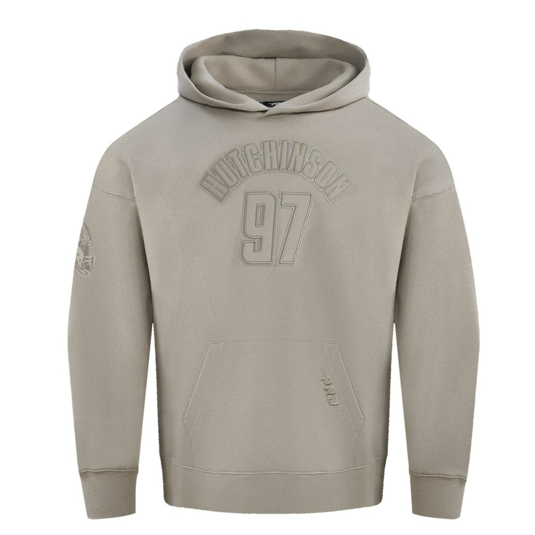 Aidan Hutchinson Detroit Lions Pro Standard Player Name & Number Pullover Hoodie - Tan for sale