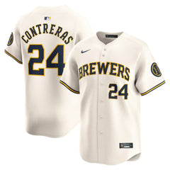William Contreras Milwaukee Brewers Home Limited Player Jersey - Cream | Nike