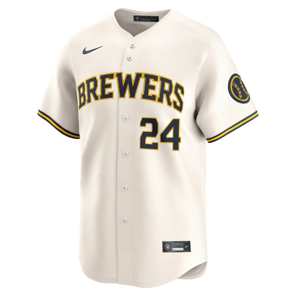 William Contreras Milwaukee Brewers Home Limited Player Jersey - Cream | Nike