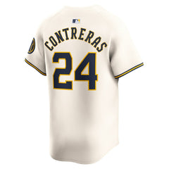 William Contreras Milwaukee Brewers Home Limited Player Jersey - Cream | Nike
