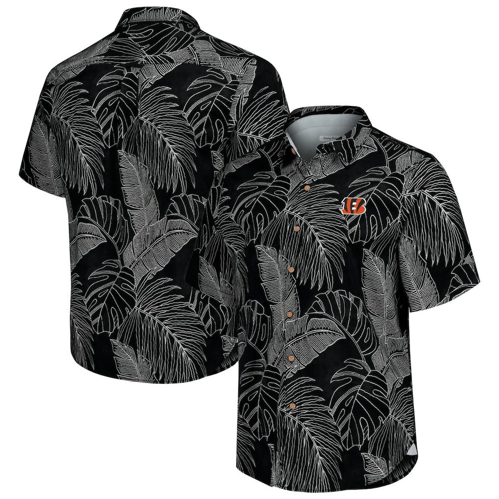 Cincinnati Bengals Sport Vine Line Button-Down Shirt - Black discount