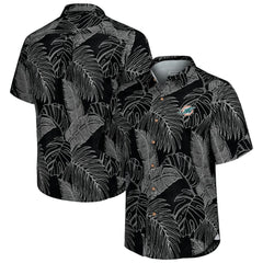 Miami Dolphins Sport Vine Line Button-Down Shirt - Black outlet