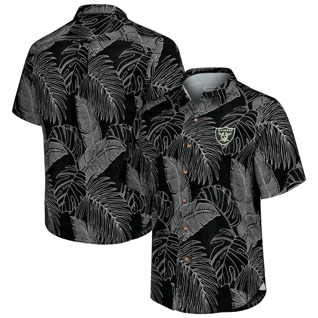 Las Vegas Raiders Sport Vine Line Button-Down Shirt - Black cheap