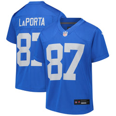 Sam LaPorta Detroit Lions Youth Game Jersey - Blue | Nike sale