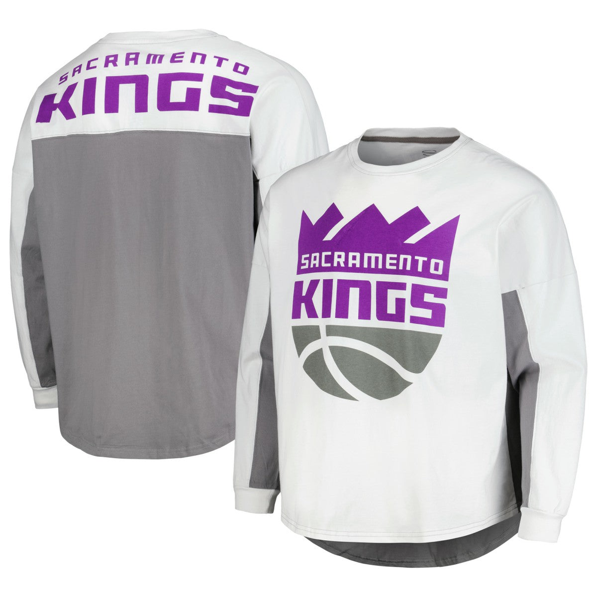 Sacramento Kings Stadium Essentials Rally Pullover Sweatshirt - White on sale