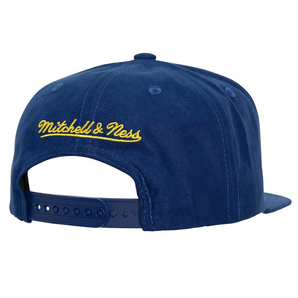 Golden State Warriors Sweet Suede Snapback Hat sale - Royal | Mitchell & Ness discount
