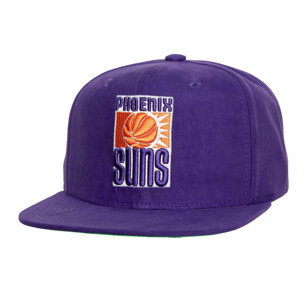 Phoenix Suns Sweet Suede Snapback Hat - Purple | Mitchell & Ness for sale