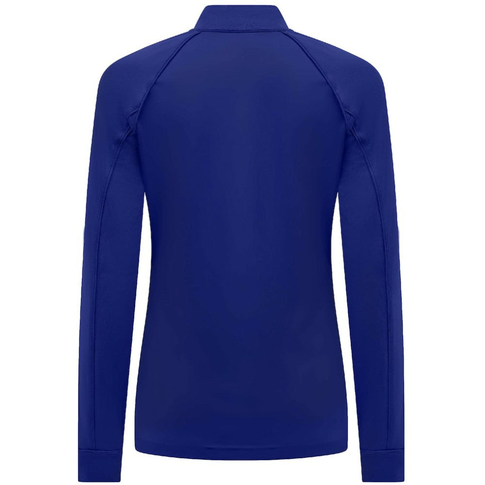 St. Louis Blues Levelwear Women's Kinetic Insignia Core Quarter-Zip Pullover Top Blue