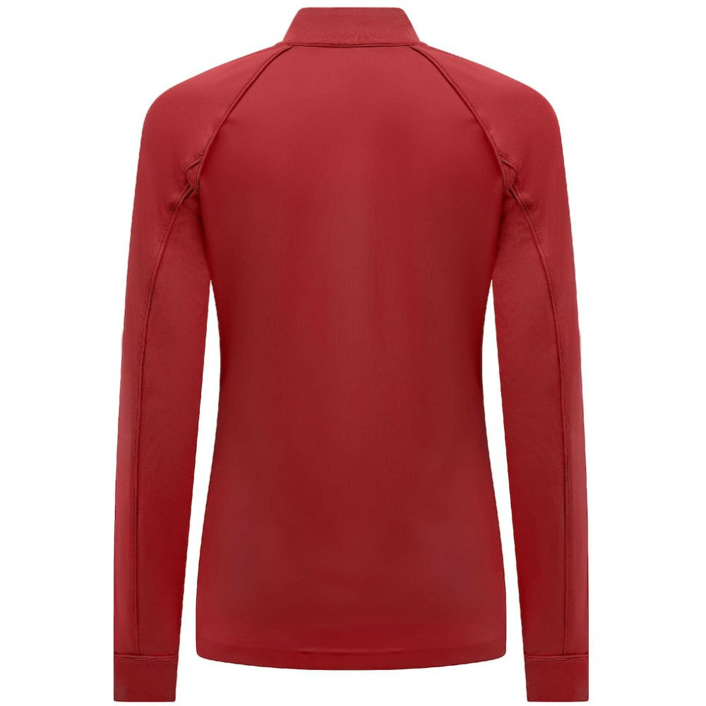 Carolina Hurricanes Levelwear Women's Kinetic Insignia Core Quarter-Zip Pullover Top Red