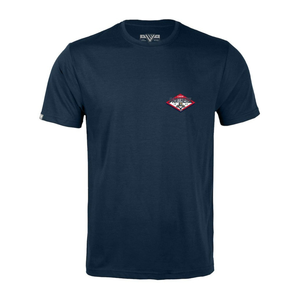 Florida Panthers Levelwear Richmond Club Patch 2.0 T-Shirt Navy