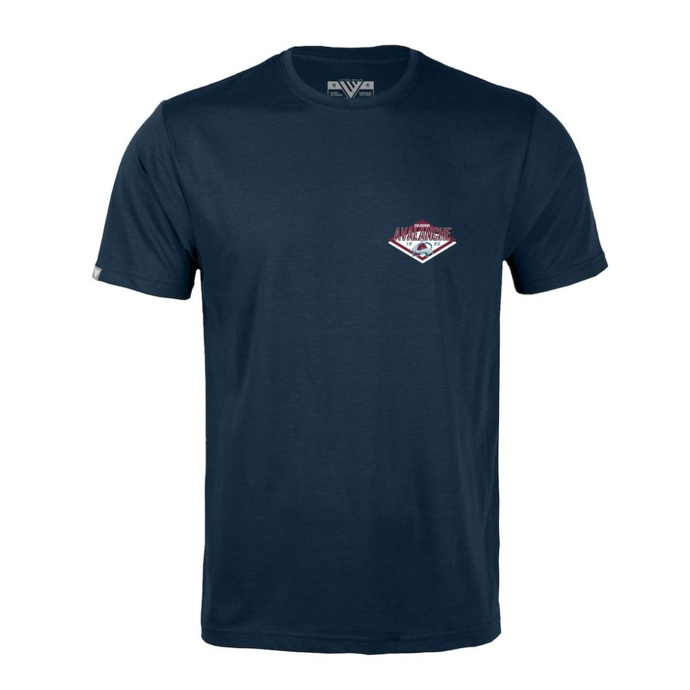 Colorado Avalanche Levelwear Richmond Club Patch 2.0 T-Shirt Navy