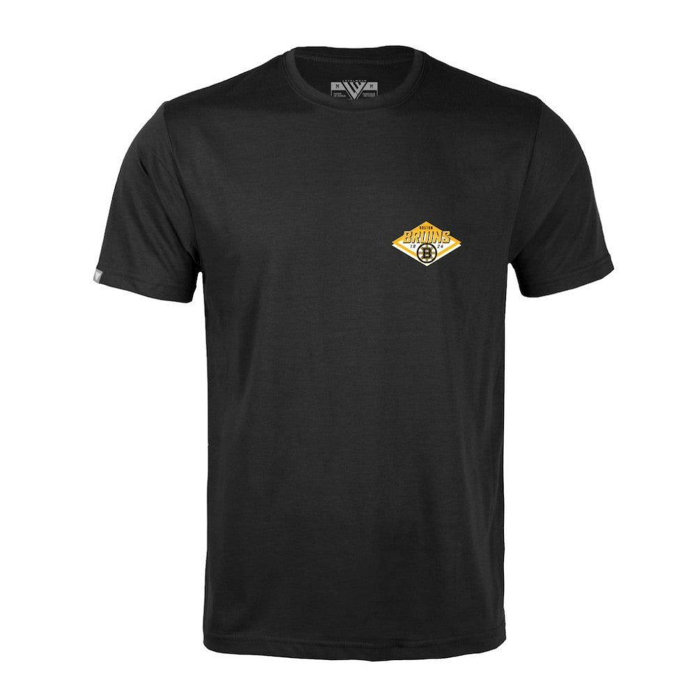 Boston Bruins Levelwear Richmond Club Patch 2.0 T-Shirt Black