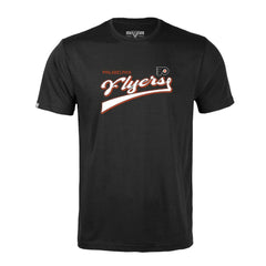 Philadelphia Flyers Levelwear Richmond Retro Script T-Shirt Black