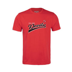 New Jersey Devils Levelwear Youth Little Richmond Retro Script T-Shirt Red