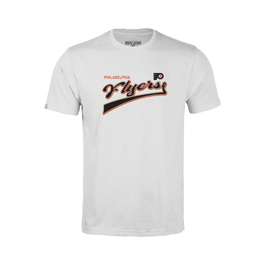 Philadelphia Flyers Levelwear Youth Little Richmond Retro Script T-Shirt White