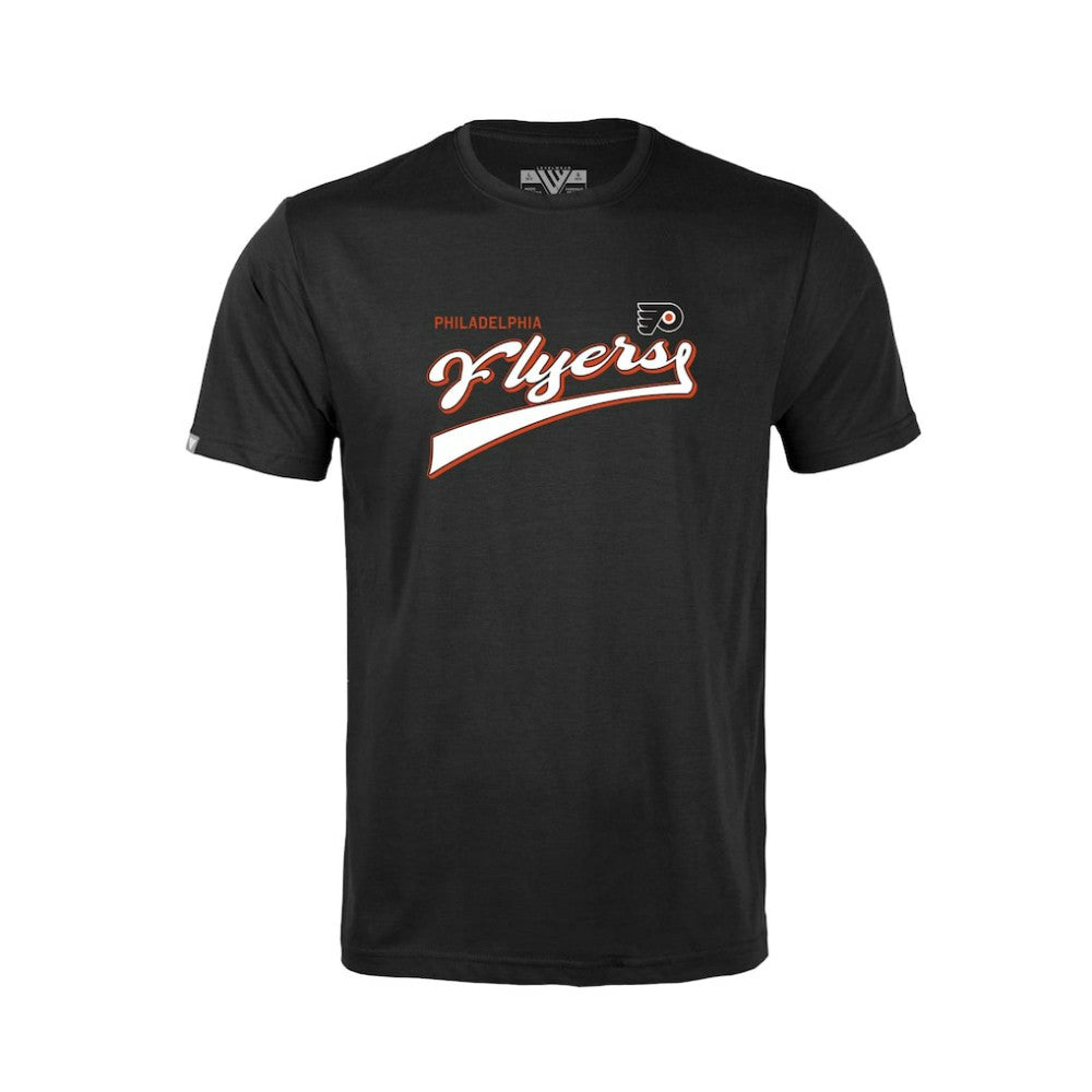 Philadelphia Flyers Levelwear Youth Little Richmond Retro Script T-Shirt Black