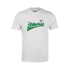 Dallas Stars Levelwear Youth Little Richmond Retro Script T-Shirt White