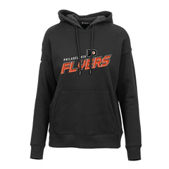 Philadelphia Flyers Levelwear Women's Adorn Premier 2.0 Fleece Pullover Hoodie Black