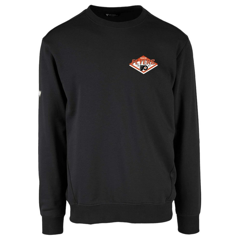 Philadelphia Flyers Levelwear Zane Club Patch 2.0 Pullover Sweatshirt Black