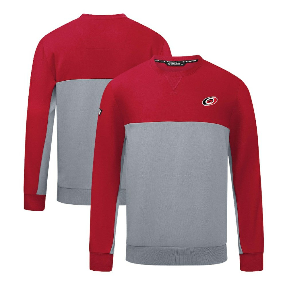 Carolina Hurricanes Levelwear Legacy Insignia Core Sweatshirt Red/Gray