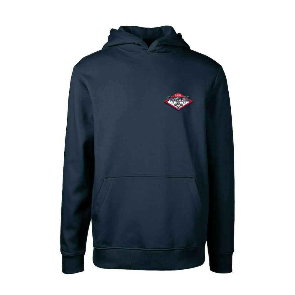 Florida Panthers Levelwear Youth Podium Club Patch 2.0 Fleece Pullover Hoodie Navy