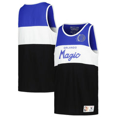 Orlando Magic Youth Hardwood Classics Special Script Tank Top - Blue/Black | Mitchell & Ness online