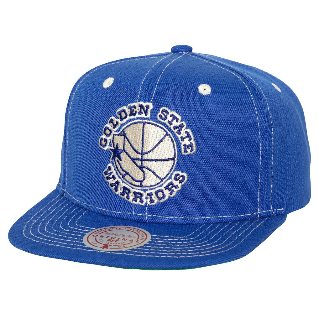Golden State Warriors Energy Contrast Snapback Hat sale - Royal | Mitchell & Ness sale