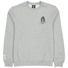 Women's Bella Dona x Los Angeles Dodgers Pullover Sweatshirt - Gray | New Era