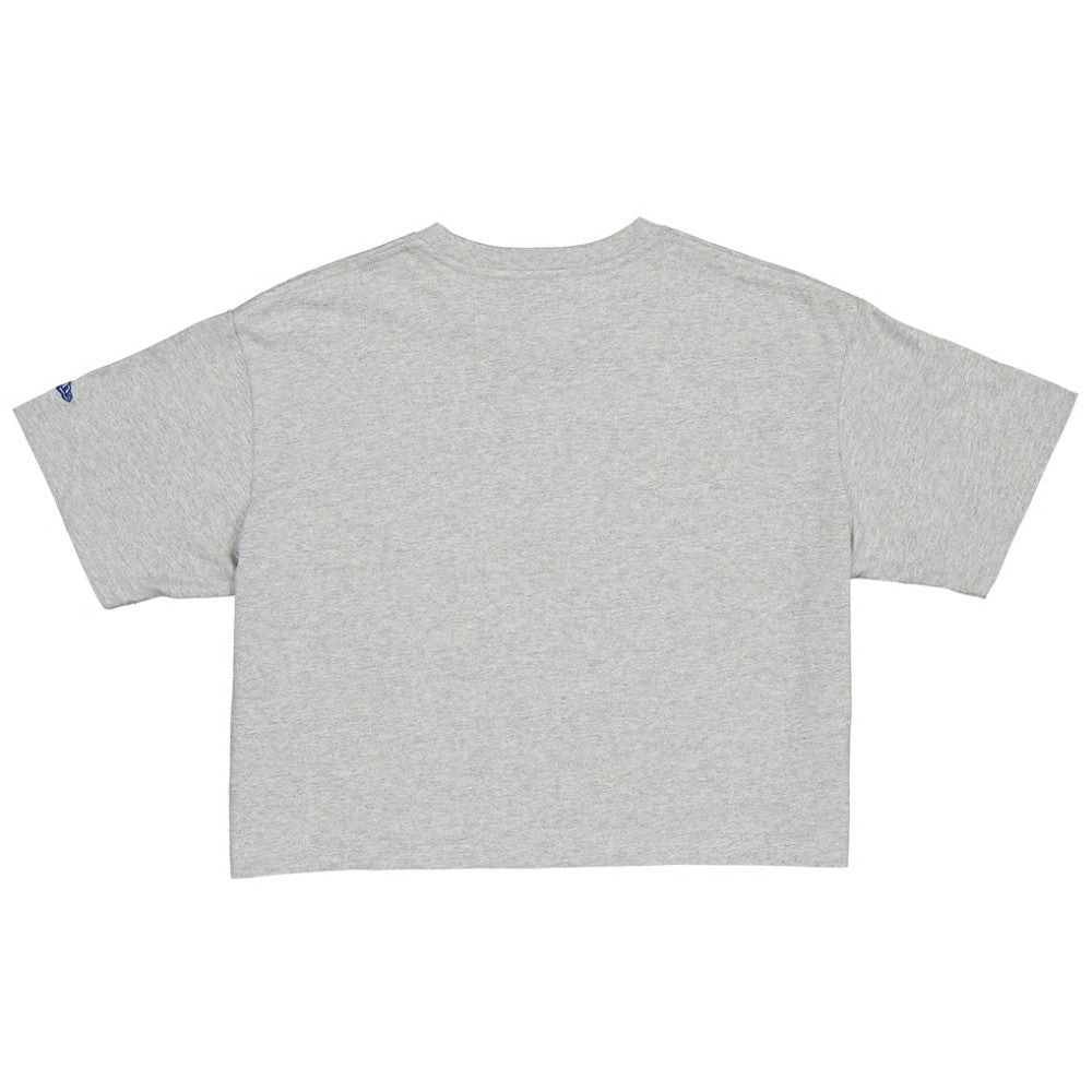 Women's Bella Dona x Los Angeles Dodgers Boxy Crop T-Shirt - Gray | New Era