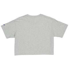 Women's Bella Dona x Los Angeles Dodgers Boxy Crop T-Shirt - Gray | New Era