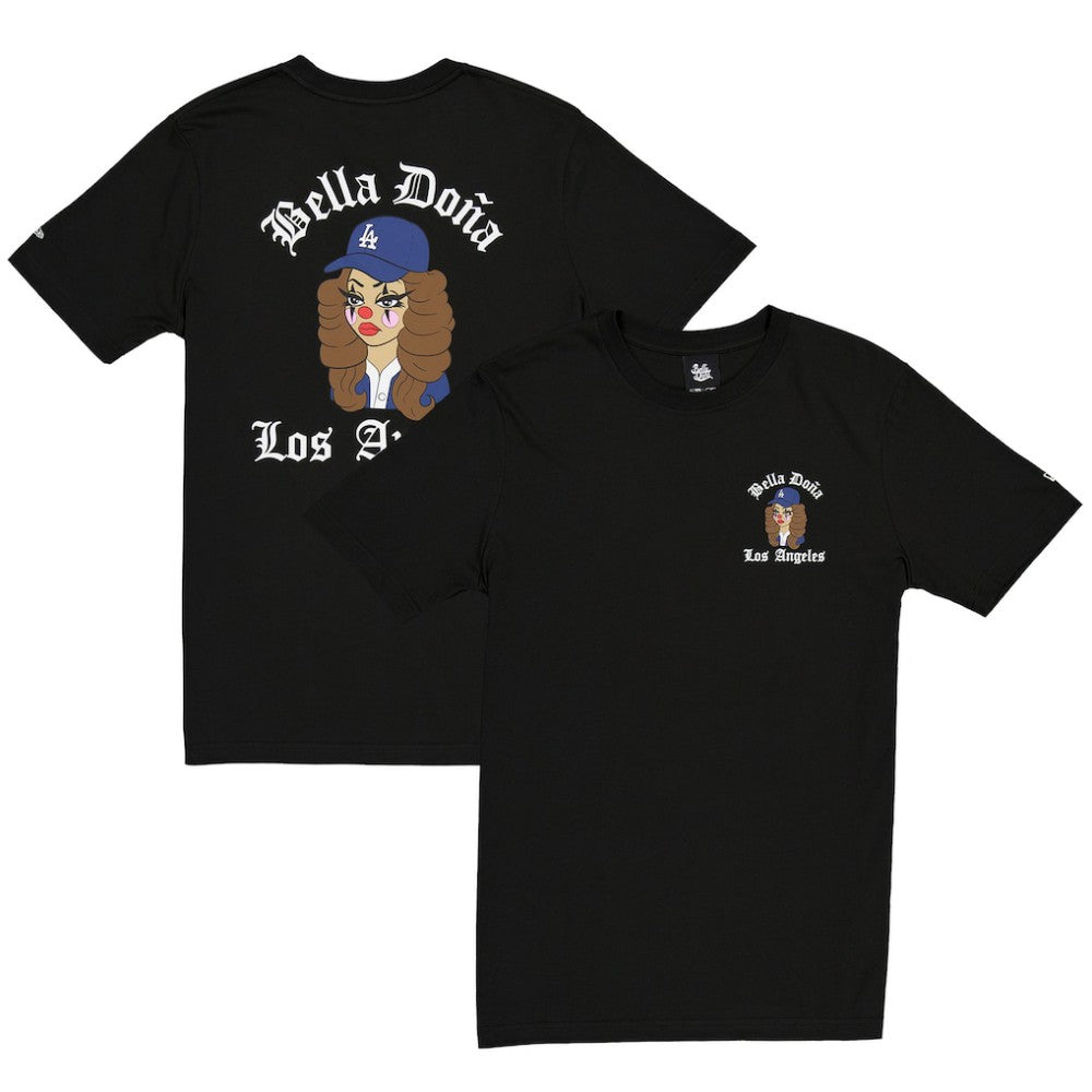 Women's Bella Dona x Los Angeles Dodgers T-Shirt - Black | New Era