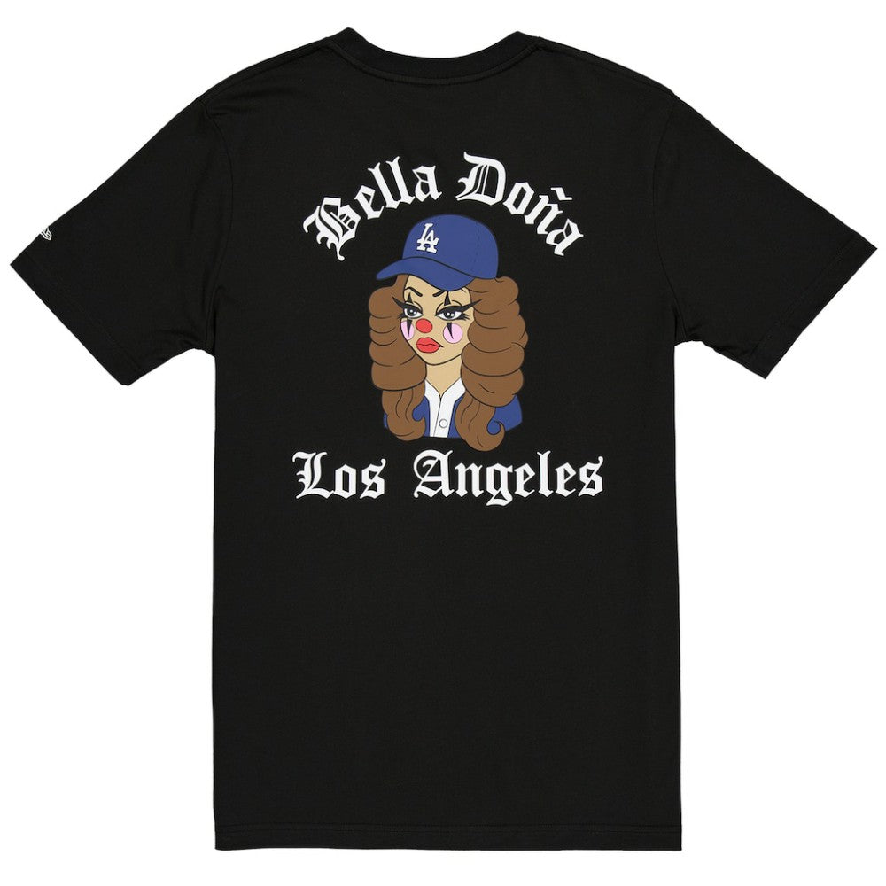 Women's Bella Dona x Los Angeles Dodgers T-Shirt - Black | New Era