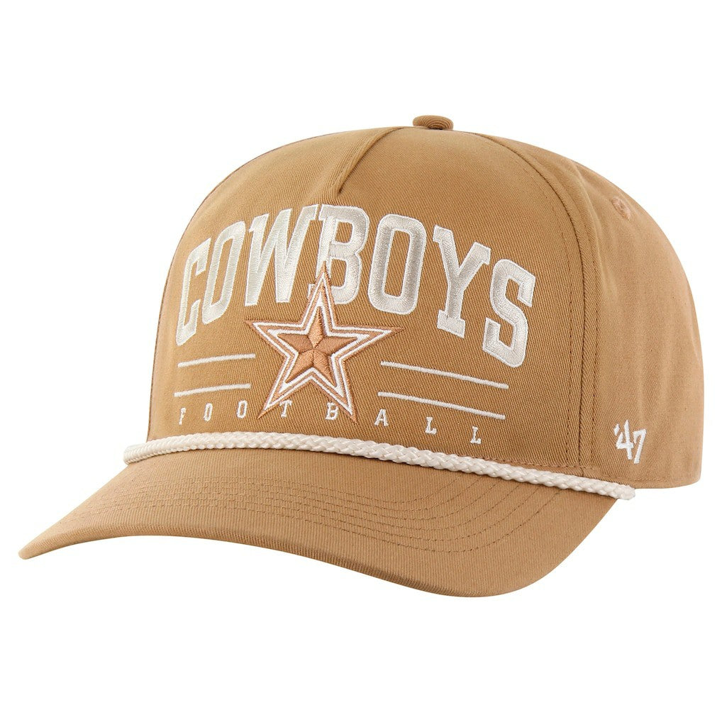 Dallas Cowboys '47 Roscoe Rope Hitch Adjustable Hat - Tan for sale