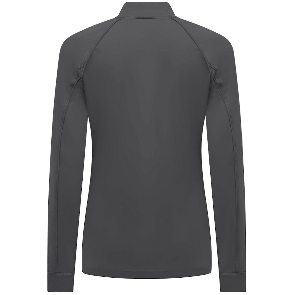 Seattle Mariners Levelwear Women's Kinetic Insignia Quarter-Zip Pullover - Charcoal
