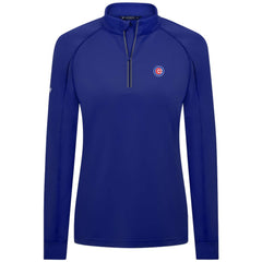 Chicago Cubs Levelwear Women's Kinetic Insignia Quarter-Zip Pullover - Royal