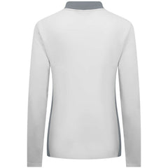 Chicago Cubs Levelwear Women's Moxie Insignia Quarter-Zip Pullover - White