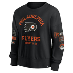 Philadelphia Flyers Fanatics Women's Go Team Pullover Sweatshirt Black