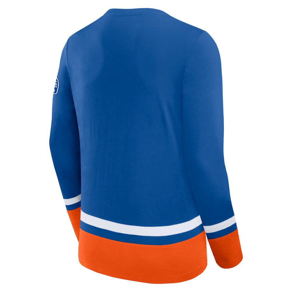 New York Islanders Fanatics High Point Long Sleeve T-Shirt Royal