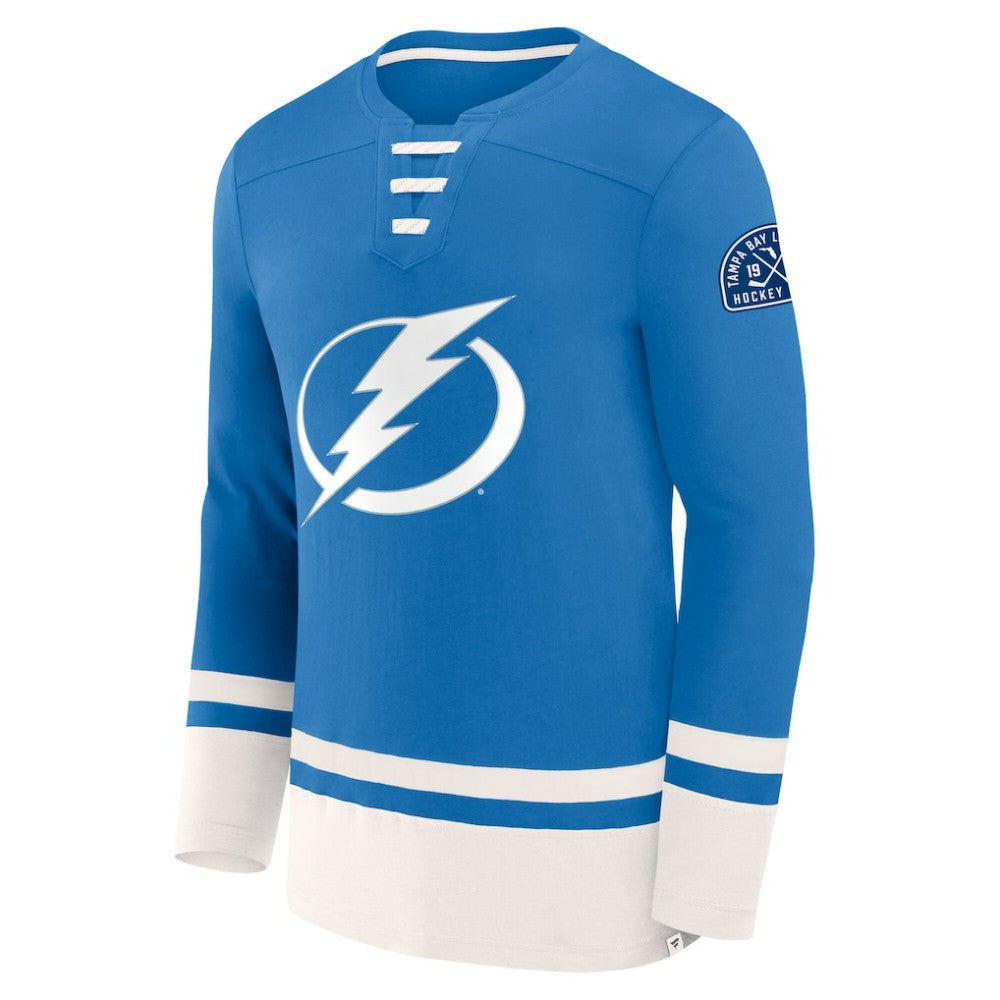 Tampa Bay Lightning Fanatics High Point Long Sleeve T-Shirt Blue
