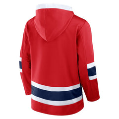 Washington Capitals Fanatics Inside Line Fleece Pullover Hoodie- Red