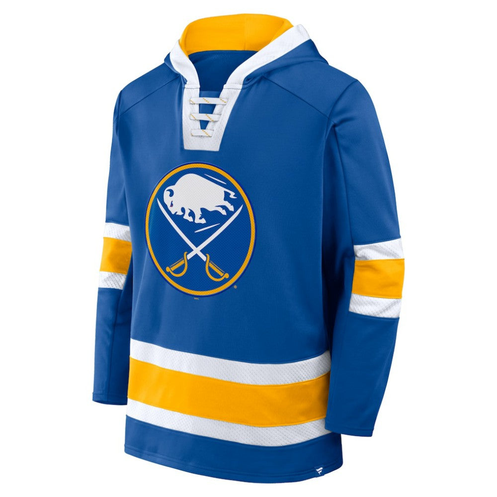 Buffalo Sabres Fanatics Inside Line Fleece Pullover Hoodie- Royal